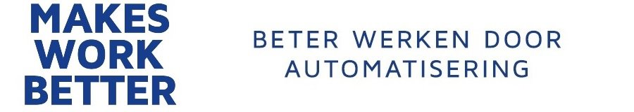 DH Makes work better tekst DH Makes work better, beter werken door automatisering